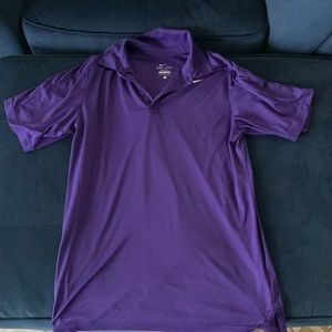 Boys Purple Nike Athletic Polo